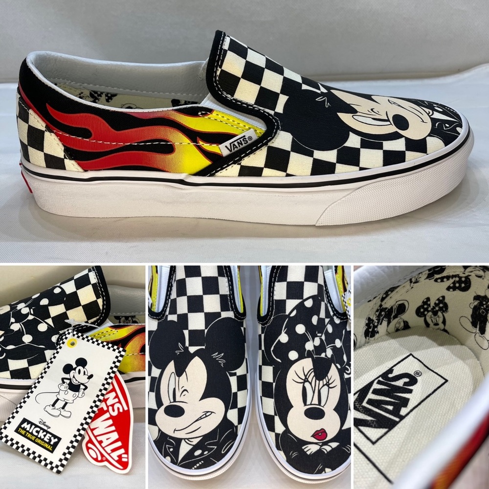 Vans X Disney Classic Slip On Mickey & Minnie